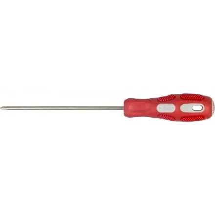 Отвертка ЗУБР "ПРОФИ" хромованадиевая сталь, двухкомпонентная рукоятка, магнит наконечник, PH0x100мм 25232-0-100_z01 купить в Когалыме