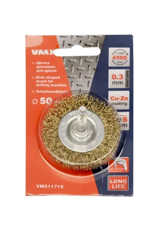 Щетка для дрели ф50 мм дисковая VMX 511715 купить в Когалыме