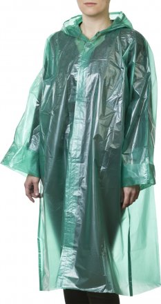 Плащ-дождевик STAYER 11610, полиэтиленовый, зеленый цвет, универсальный размер S-XL 11610 купить в Когалыме