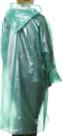 Плащ-дождевик STAYER 11610, полиэтиленовый, зеленый цвет, универсальный размер S-XL 11610 купить в Когалыме