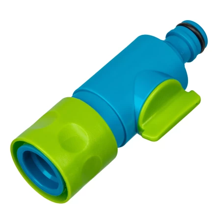 Соединитель штуцерный, с переключателем, Palisad Luxe 65782 купить в Когалыме