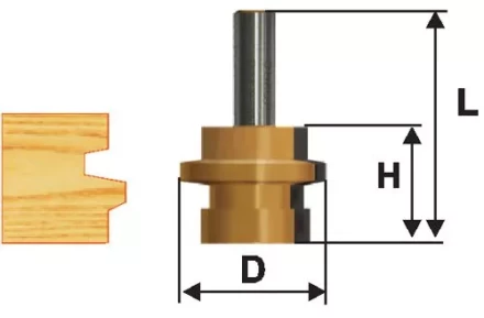 Фреза комбинированная универсальная Ф30,5Х26 мм хвостовик 12 мм Энкор 46505 купить в Когалыме
