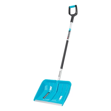 Лопата-скрепер для уборки снега Palisad 61727, полипропилен, 550х340х1450 мм, алюминиевый черенок, ПВХ, LUXE купить в Когалыме