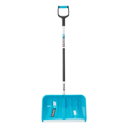 Лопата-скрепер для уборки снега Palisad 61727, полипропилен, 550х340х1450 мм, алюминиевый черенок, ПВХ, LUXE купить в Когалыме