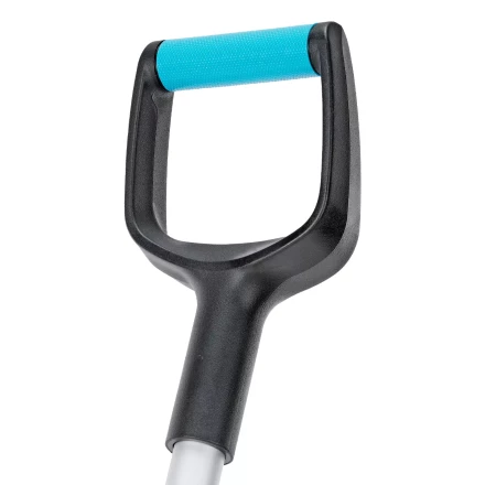 Лопата-скрепер для уборки снега Palisad 61727, полипропилен, 550х340х1450 мм, алюминиевый черенок, ПВХ, LUXE купить в Когалыме