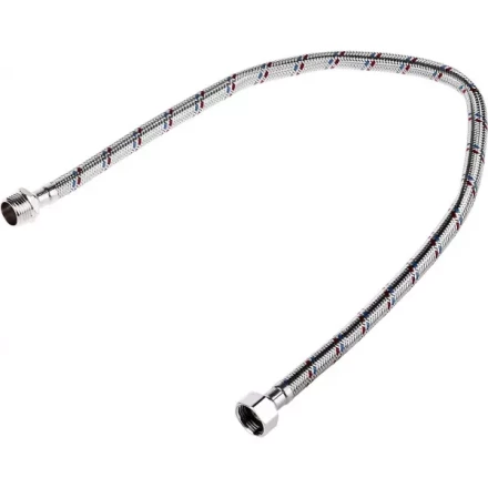 Подводка гибкая ЗУБР для воды, оплетка из нержавеющей стали, г/ш 1/2" - 0,6м 51005-G/S-060 купить в Когалыме