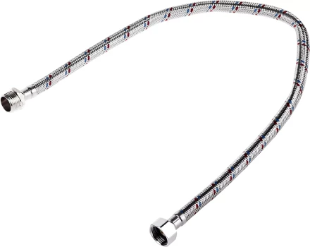 Подводка гибкая ЗУБР для воды, оплетка из нержавеющей стали, г/ш 1/2" - 0,6м 51005-G/S-060 купить в Когалыме