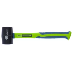 Киянка резиновая 450г черная резина с фибергласовой рукояткой СИБРТЕХ артикул 11164