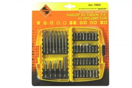 Набор вставок 1/4 45 предметов Энкор 19825 купить в Когалыме