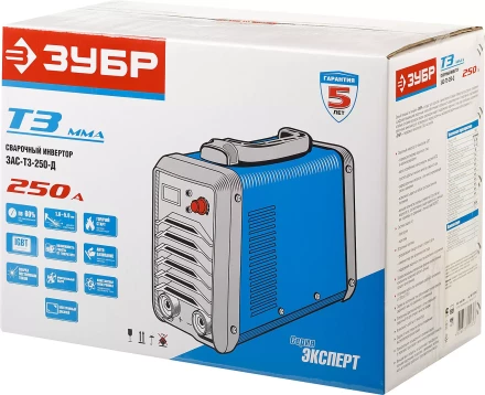 Сварочный инвертор с дисплеем ММА ЗАС-Т3-250-Д серия ПРОФЕССИОНАЛ купить в Когалыме