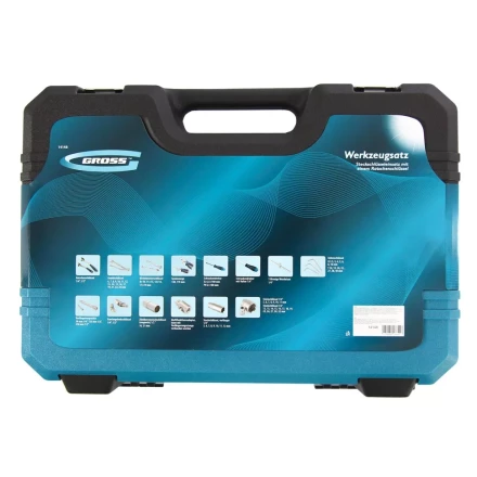 Набор инструментов 78 предметов , 120 зубьев, CrV, 1/4", 1/2" Gross 14148 купить в Когалыме