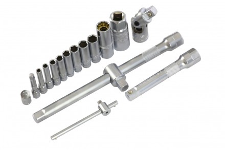 Набор инструментов 78 предметов , 120 зубьев, CrV, 1/4&quot;, 1/2&quot; Gross 14148 купить в Когалыме