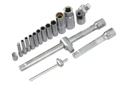 Набор инструментов 78 предметов , 120 зубьев, CrV, 1/4", 1/2" Gross 14148 купить в Когалыме