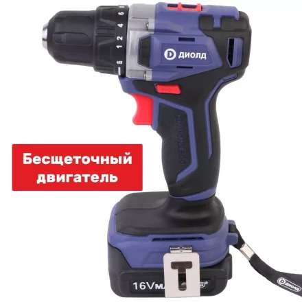 Аккумуляторная дрель-шуруповерт Диолд ДЭА-16Л-08 купить в Когалыме