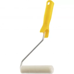 Мини-валик в сборе "Лаки"  110 мм ворс 5 мм D 16 мм D ручки 6 мм Велюр Сибртех 80592