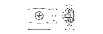 Зажимы троса Бочонок пакет серия Без серии купить в Когалыме