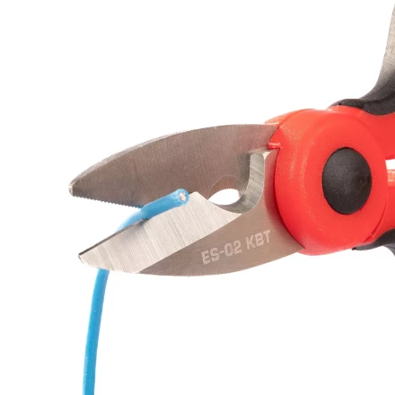 Ножницы электрика универсальные КВТ ES-02 для резки проводов до 6 мм (102358) купить в Когалыме