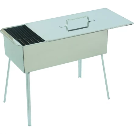 Коптильня двухъярусная 500x270x175 нержавеющая сталь 0,8 мм с поддоном на ножках PALISAD Camping 69526 купить в Когалыме