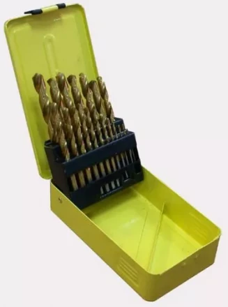 Набор сверл д/мет. 19шт 1-10/шаг0,5мм с покрыт.1/25 21220 купить в Когалыме