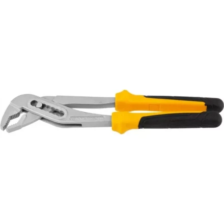 Клещи переставные JCB, хромированное покрытие, двухкомпонентная рукоятка, CrV cталь, 250мм JPL015 купить в Когалыме