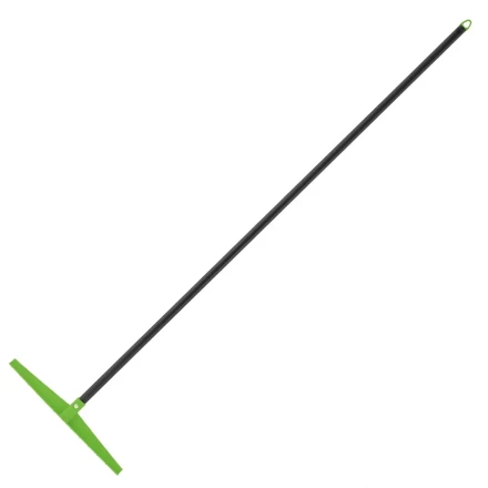 Грабли пластиковые, 430 мм, 13 прямых зубьев, металлический черенок, Сибртех 61730 купить в Когалыме