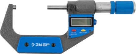 Микрометр ЗУБР "ЭКСПЕРТ" гладкий цифровой, МКЦ 75, диапазон 50-75мм, шаг измерения 0,001мм 34482-75 купить в Когалыме