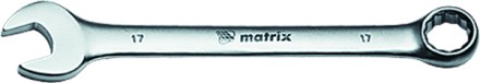 Ключ комбинированный 24 мм CrV матовый хром MATRIX 15119 купить в Когалыме