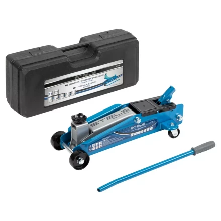 Домкрат гидравлический подкатной, высокий подъем, 3т, SUV, 190-535 мм, в кейсе Stels 51157 купить в Когалыме