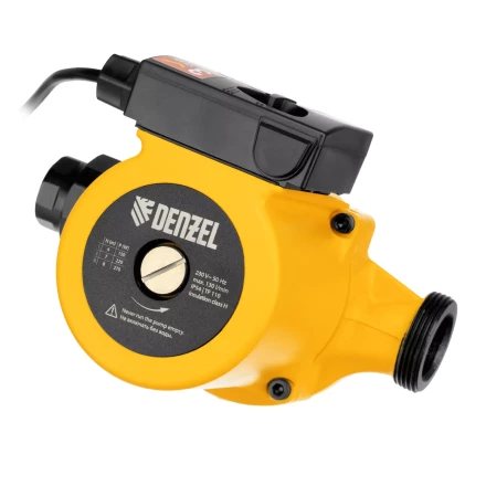 Циркуляционный насос CP25-8, напор 8 м, 130 л/мин, 1 м кабель, монт. длина 180 мм Denzel 99412 купить в Когалыме