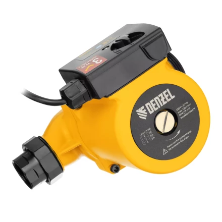 Циркуляционный насос CP25-8, напор 8 м, 130 л/мин, 1 м кабель, монт. длина 180 мм Denzel 99412 купить в Когалыме