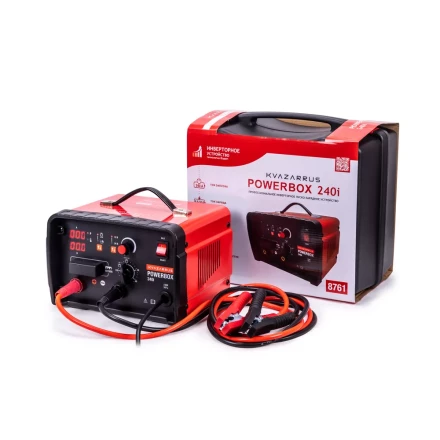 Инверторное пуско-зарядное устройство KVAZARRUS PowerBox 240i, таймер, пластиковый кейс купить в Когалыме