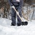 Лопата для уборки снега пластиковая, 380х385х1420 мм, деревянный черенок Россия 615745 купить в Когалыме