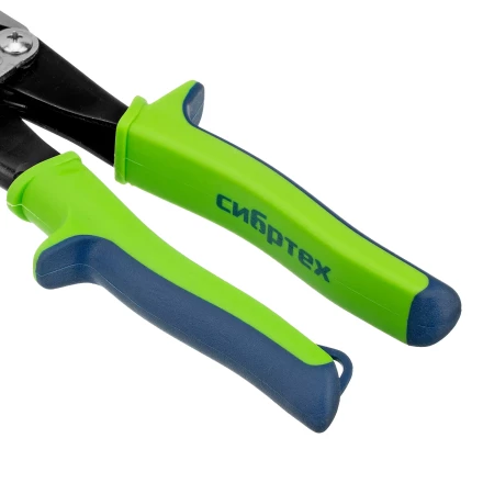 Ножницы по металлу, Сибртех 250 мм, прямой рез, сталь С55, двухкомпонентные рукоятки, 78336 купить в Когалыме