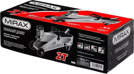 Домкрат гидравлический подкатной, 2т, 130-315мм, MIRAX 43252-2 43252-2 купить в Когалыме