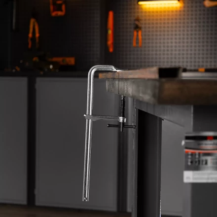 Струбцина F-образная Denzel, 80x300мм, кованая 20466 купить в Когалыме