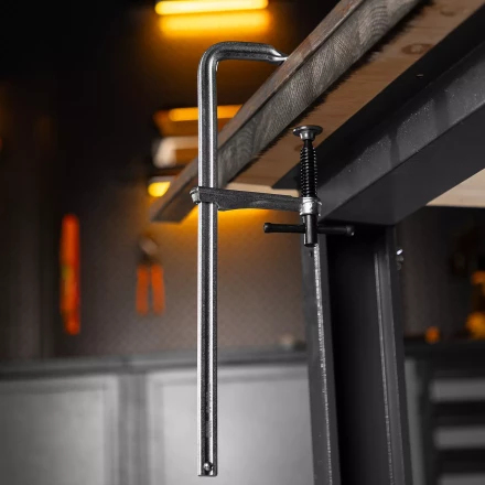 Струбцина F-образная Denzel, 80x300мм, кованая 20466 купить в Когалыме