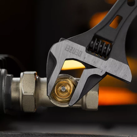 Ключ разводной Denzel 15749, 250 мм, CrV, кованый купить в Когалыме