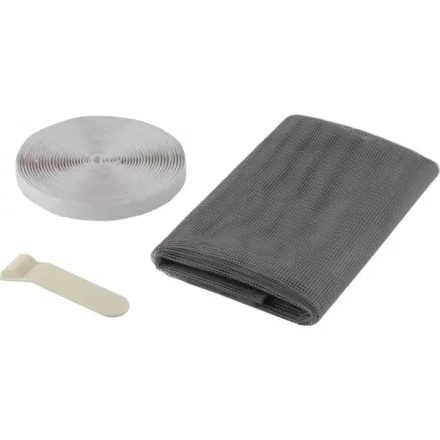 Сетка STAYER "COMFORT" противомоскитная для окна, с крепежной лентой, серая, ПЭТ, 1,1 х 1,3м 12481-11-13 купить в Когалыме