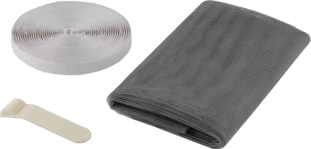 Сетка STAYER "COMFORT" противомоскитная для окна, с крепежной лентой, серая, ПЭТ, 1,1 х 1,3м 12481-11-13 купить в Когалыме