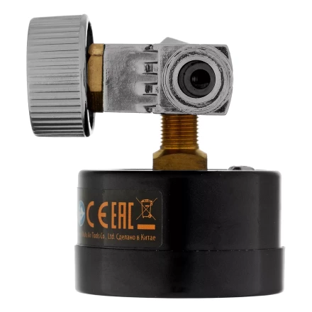 Регулятор давления с манометром для краскораспылителя Denzel K1500, 12 бар, 1/4", 57001 купить в Когалыме