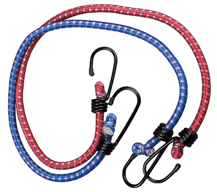 Шнур ЗУБР крепежный резиновый, со стальными крюками, 100см, 2шт 4-40507-100 купить в Когалыме