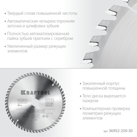 Диск пильный PRECISION, повышенный ресурс 36952-250-30 купить в Когалыме