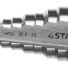 Сверло STAYER "MASTER" ступенчатое по сталям и цвет.мет., сталь HSS, d=4- 39мм,14ступ.d4-39,L -113 мм, трехгран.хв. 10мм 29660-4-39-14 купить в Когалыме