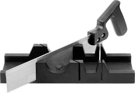 Набор DEXX: Стусло пластмассовое + пила для стусла, для заготовок до 65х35мм, ножовка 300мм 1538-30 купить в Когалыме