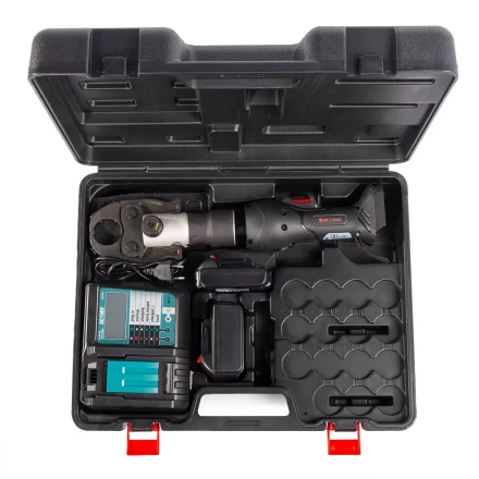 Пресс гидравлический аккумуляторный КВТ ПГРА-СО-32 для монтажа фитингов на трубы PEX, медные и из нержавеющей стали (89617) купить в Когалыме