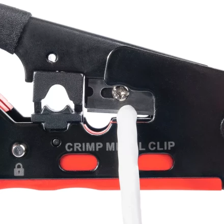 Кримпер многофункциональный КВТ JT-04А с 2 встроенными модулями для обжима RJ-45 (Cat 7), RJ-12, RJ-11 (89439) купить в Когалыме