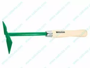 Мотыжка комбинированная "трапеция" и "лепесток"  деревянная рукоятка 350 мм  PALISAD 62315 купить в Когалыме