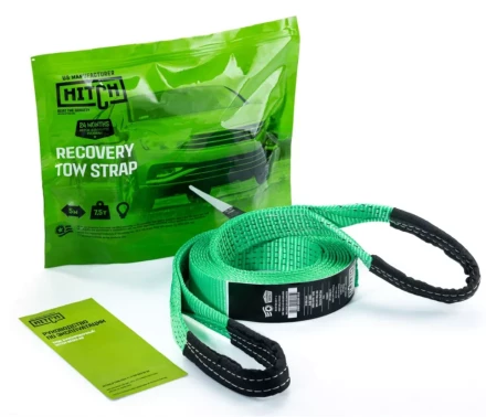 Трос буксировочный HITCH REGULAR масса авто 25т разрывная 75т 50м лента 50мм петля-петля (SZ071506) купить в Когалыме