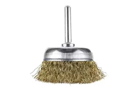 Кордщетка HAMMER чаша 50мм для дрели гофрированная латунированная сталь (207-201) купить в Когалыме