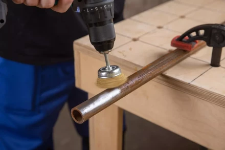 Кордщетка HAMMER чаша 50мм для дрели гофрированная латунированная сталь (207-201) купить в Когалыме